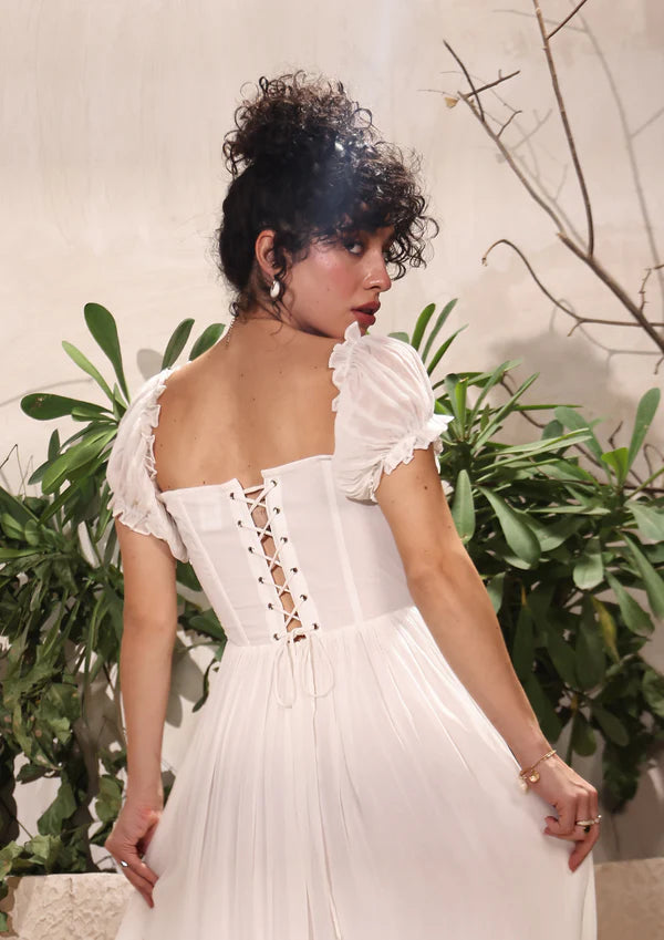 Theresa White Dress