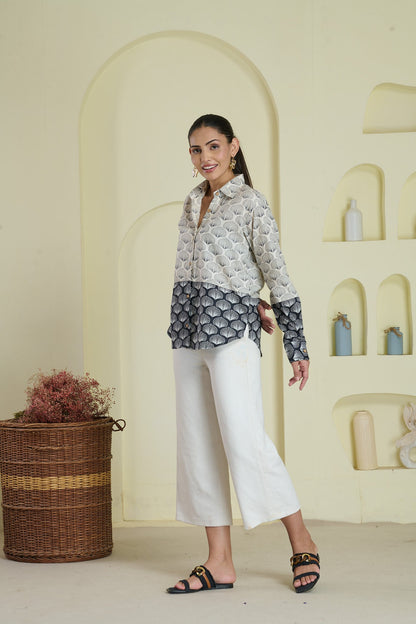 Two Tone Shell Shirt