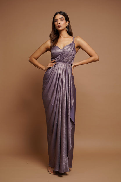 Purple Shimmer Dress