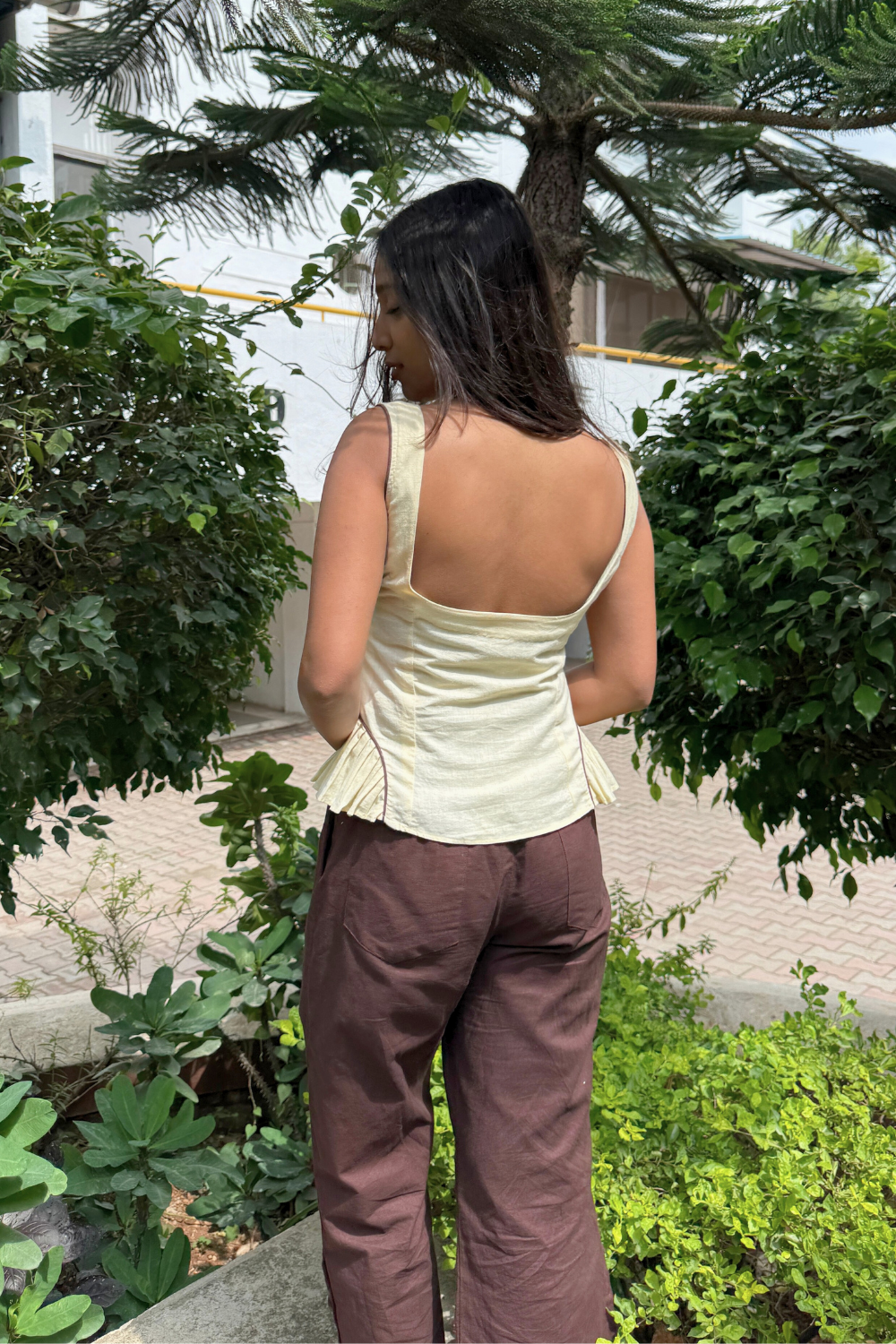 Yellow Fruit Stripe Co-ord Set