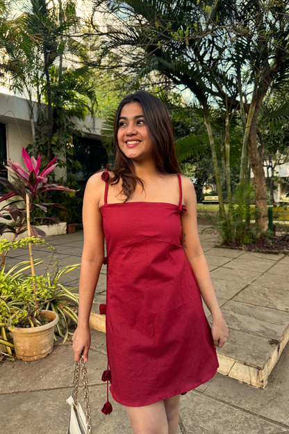 Scarlet Rose Mini Dress