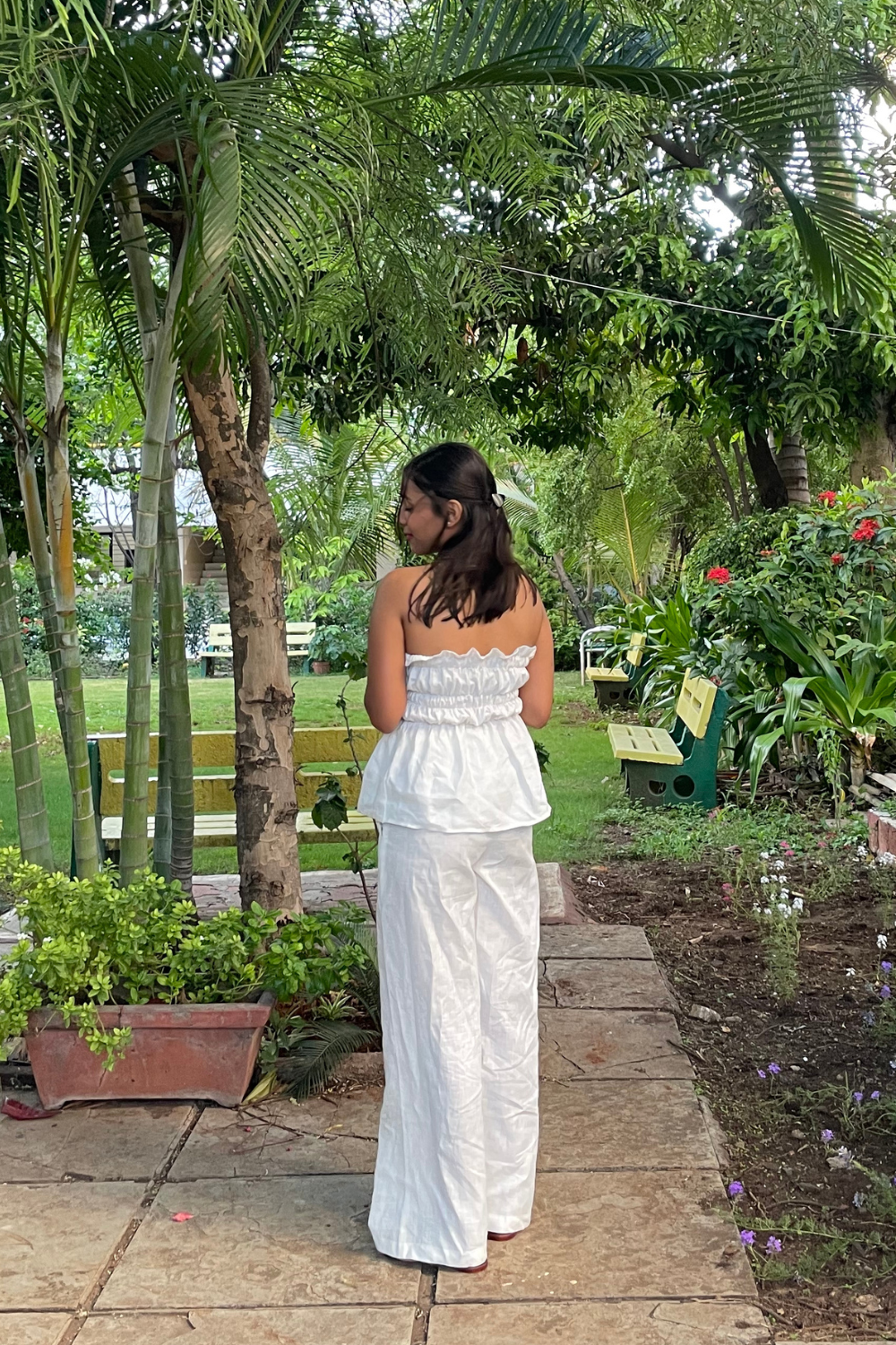 White Gelato Top & Pants Set