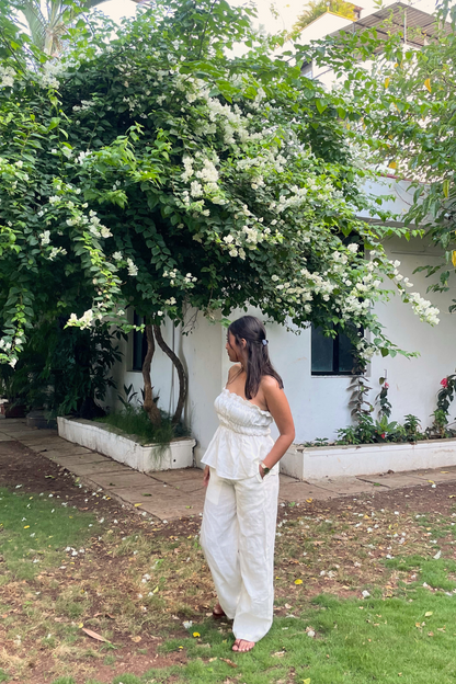 White Gelato Top & Pants Set