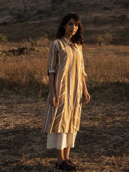 Dry Grass Kurta Set