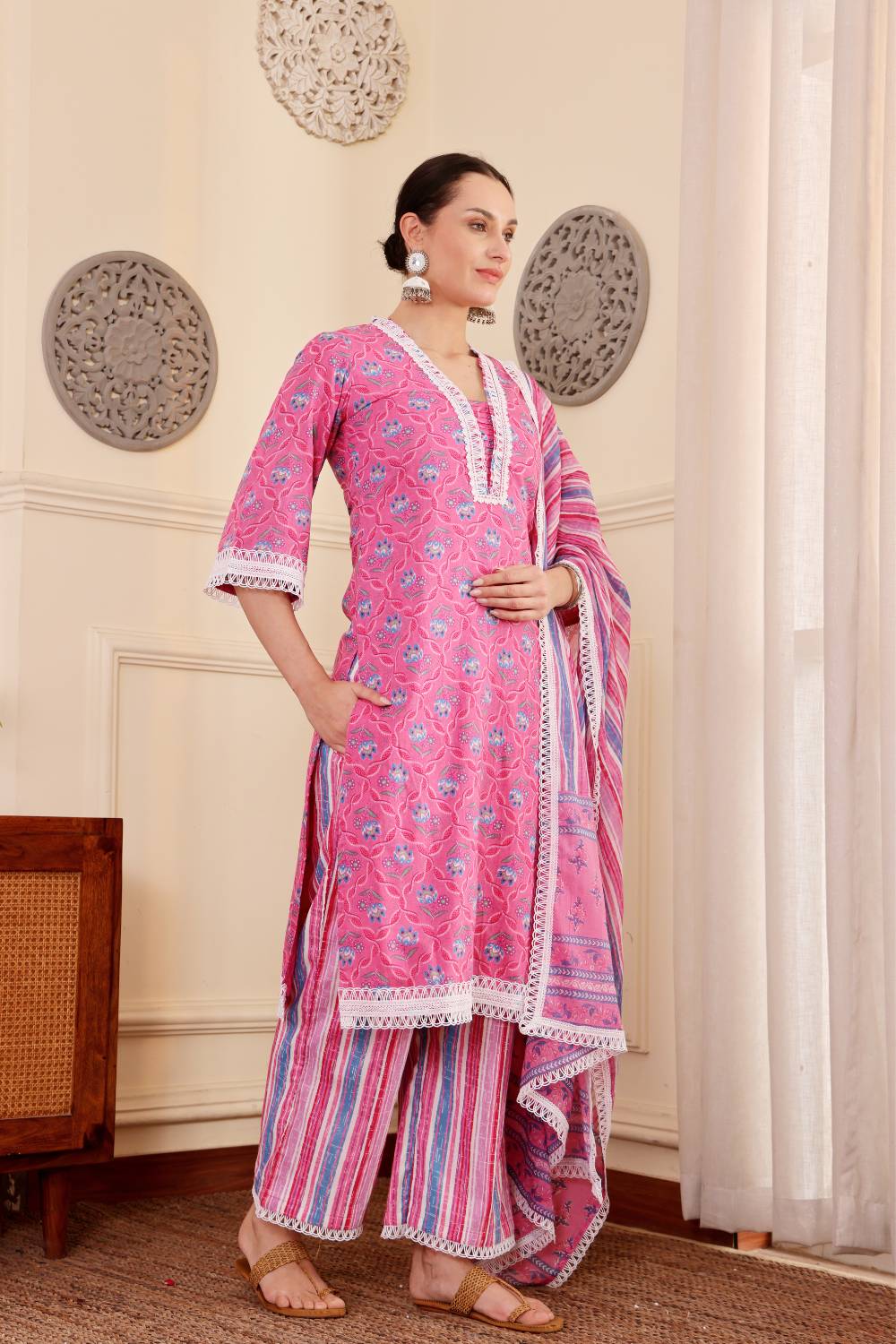 FARAH KURTA SET