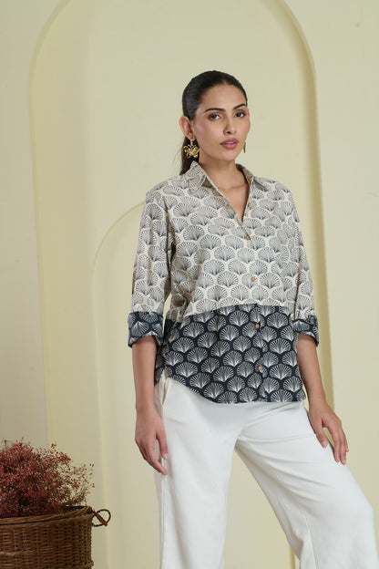 Two Tone Shell Shirt