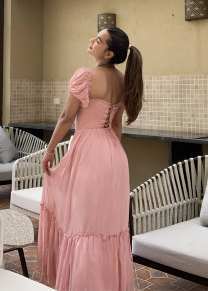 Theresa Pink Blush Dress