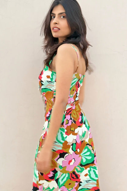 Flora Flame Dress