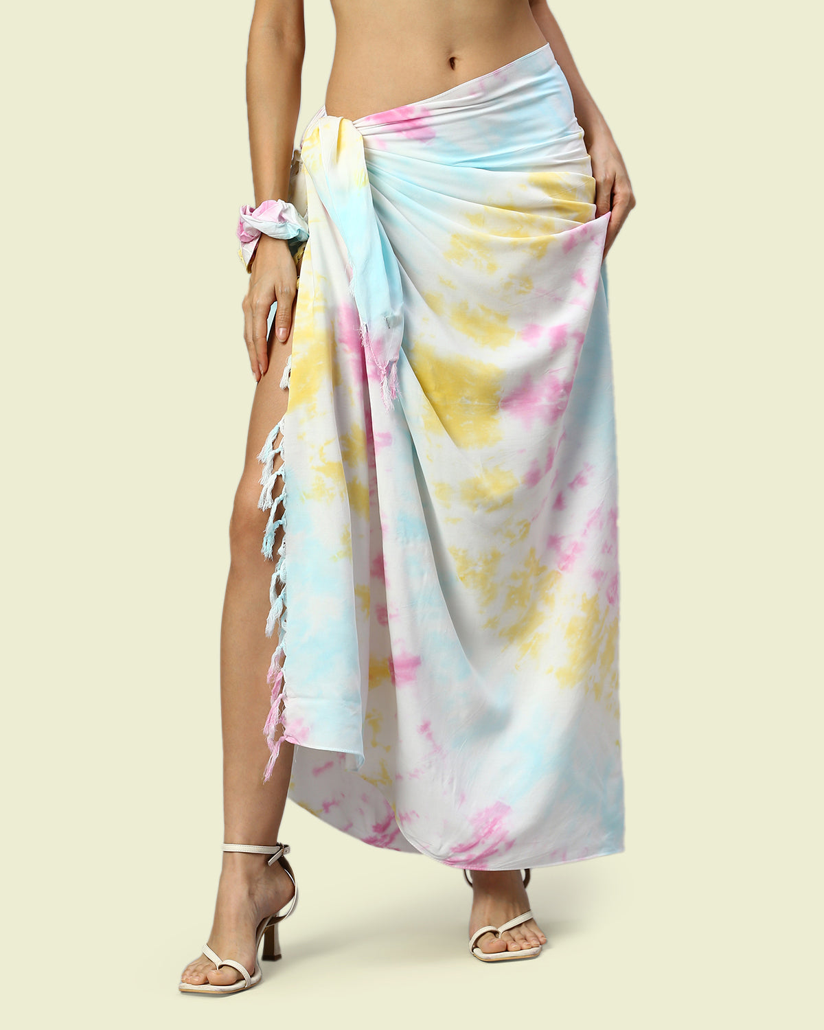 Pink Sarong With Top