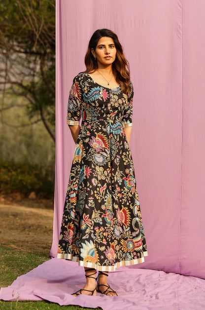Barkha Fit & Flare Dress