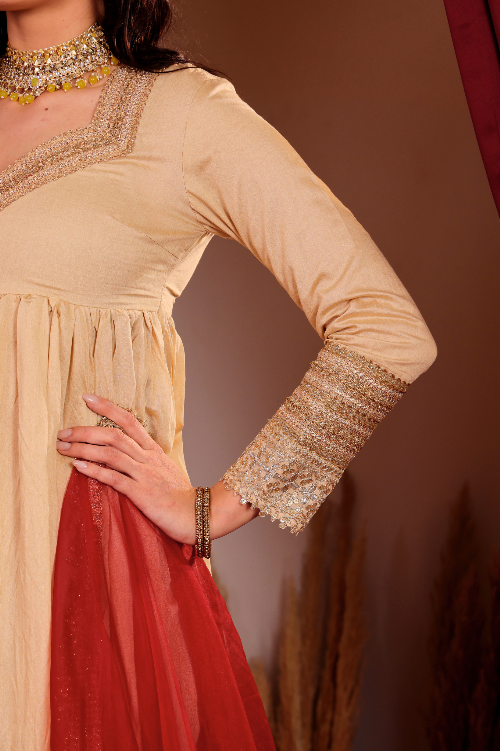 AMINA ANARKALI SET