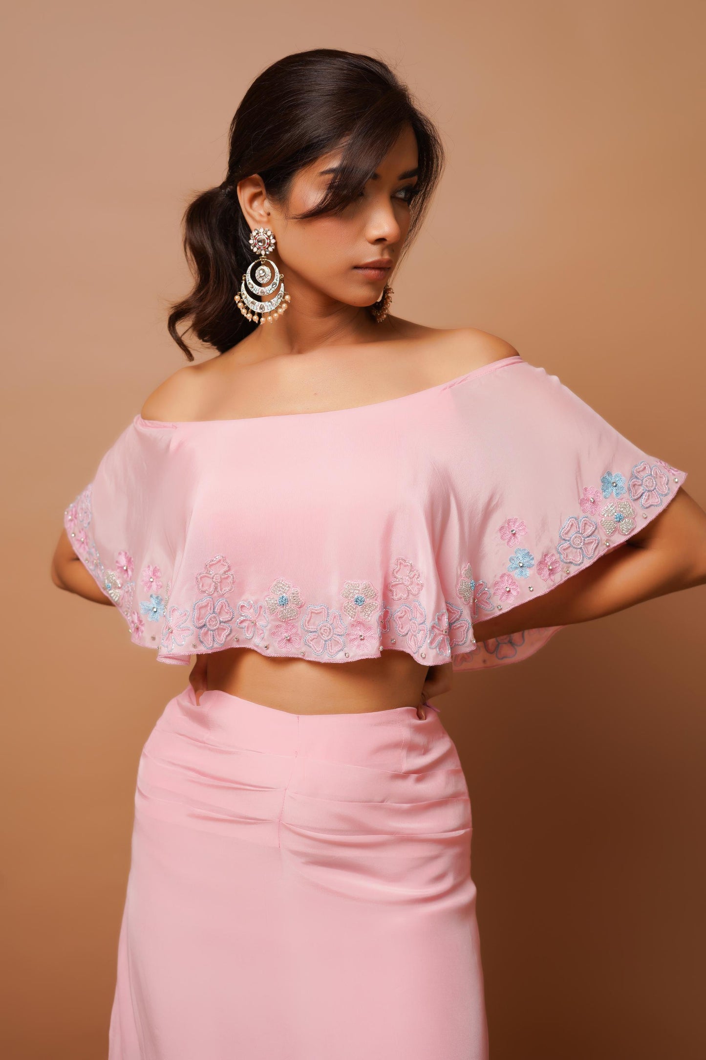 baby pink cape indo set Image5