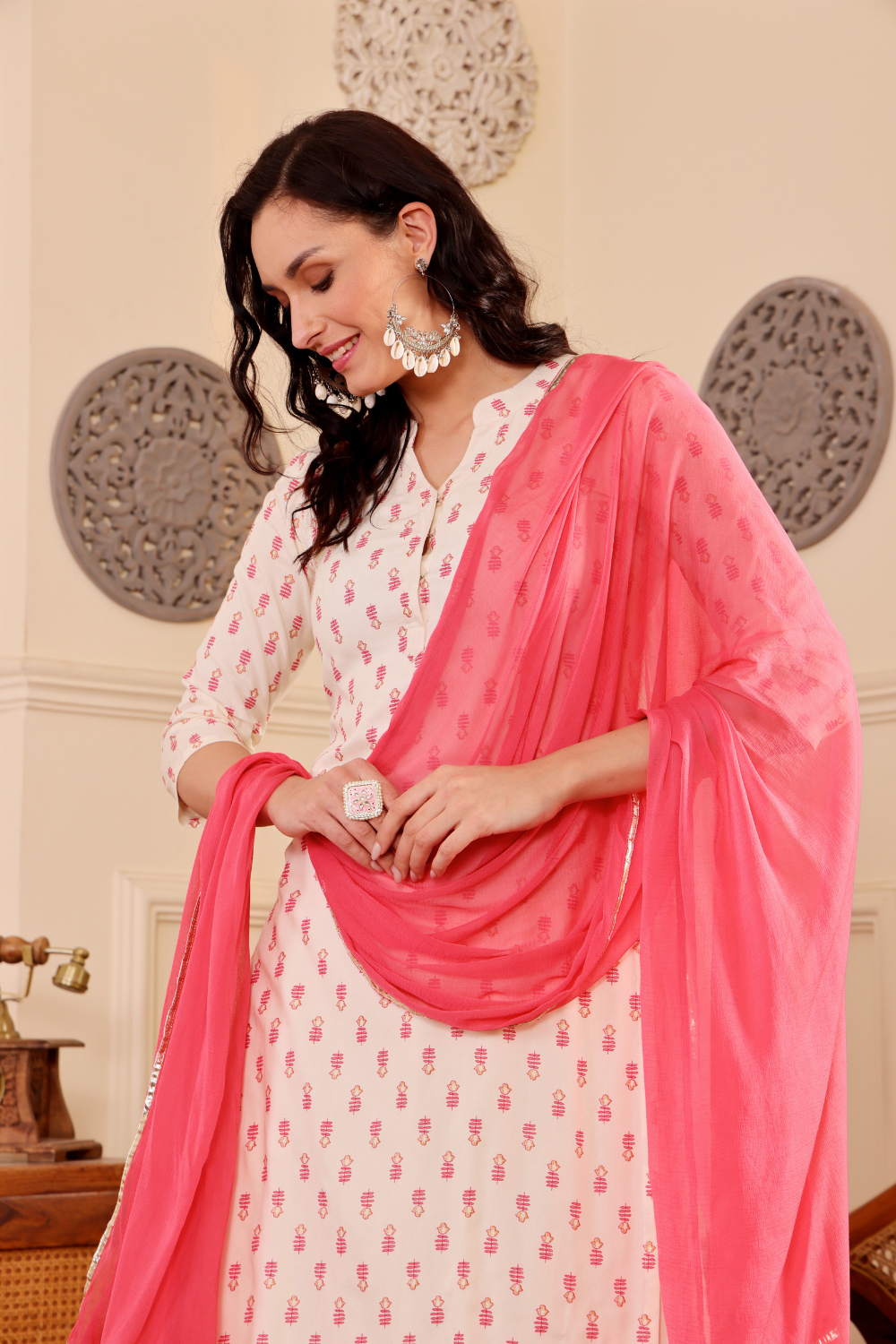 ARZU KURTA SKIRT SET