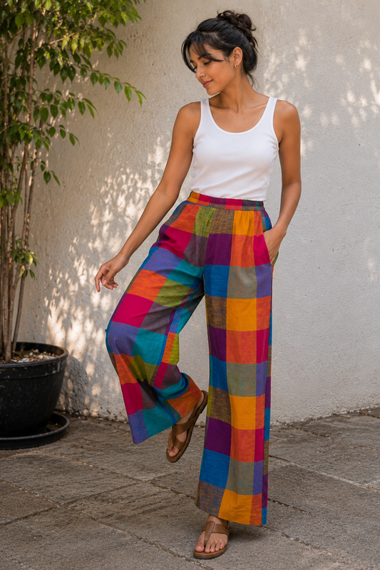 Coastal Checks Pants