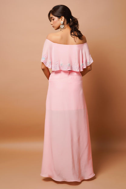baby pink cape indo set Image6