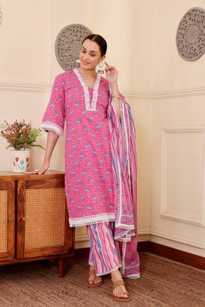 FARAH KURTA SET