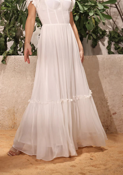 Theresa White Dress