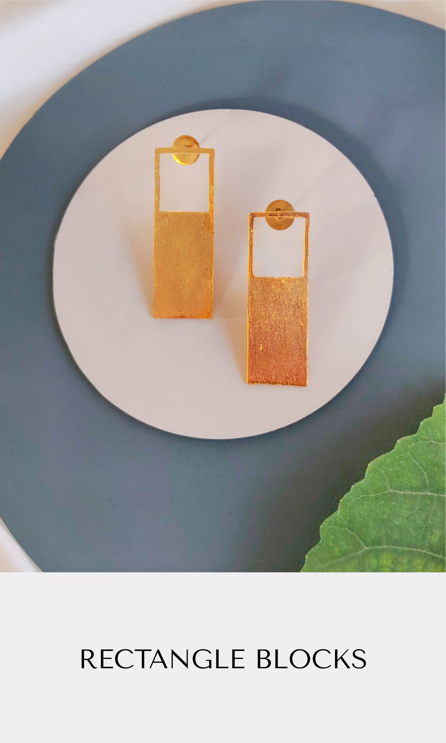 Rectangle Blocks - Gold