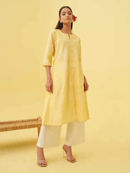 Lemon Blossom Kurta Set