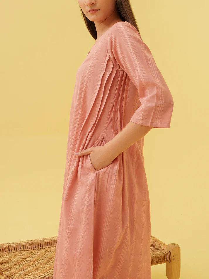 Sunset Blush Kurta Set with Dupatta