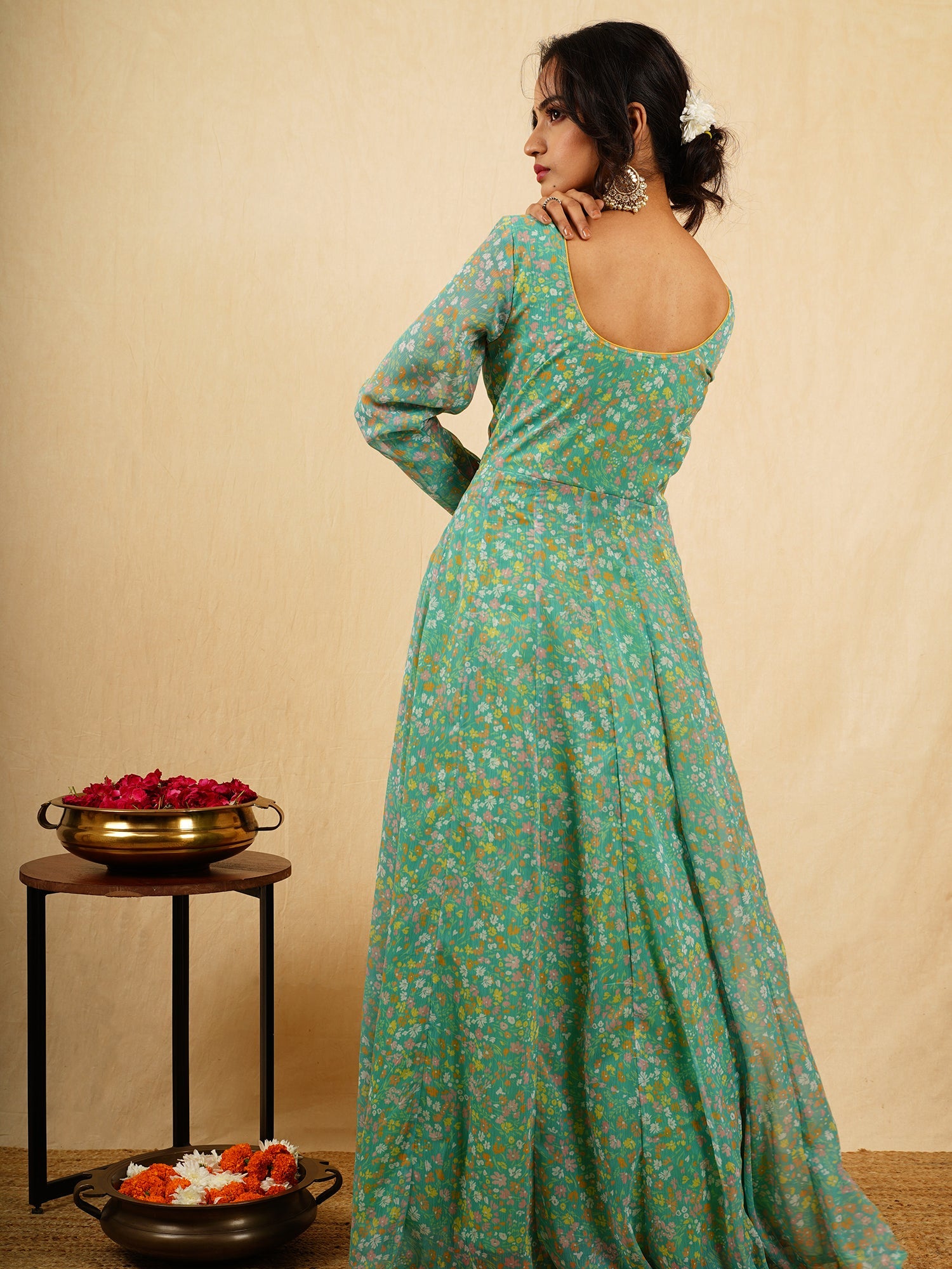 Vaani- Georgette Long Dress