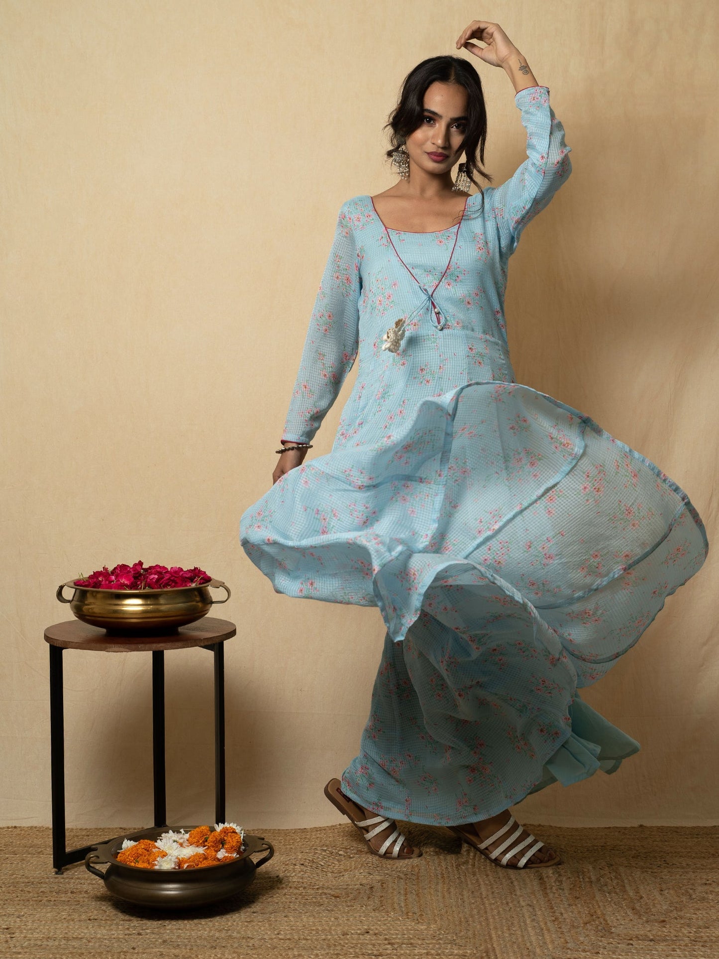 Neelamber - Georgette Long Dress