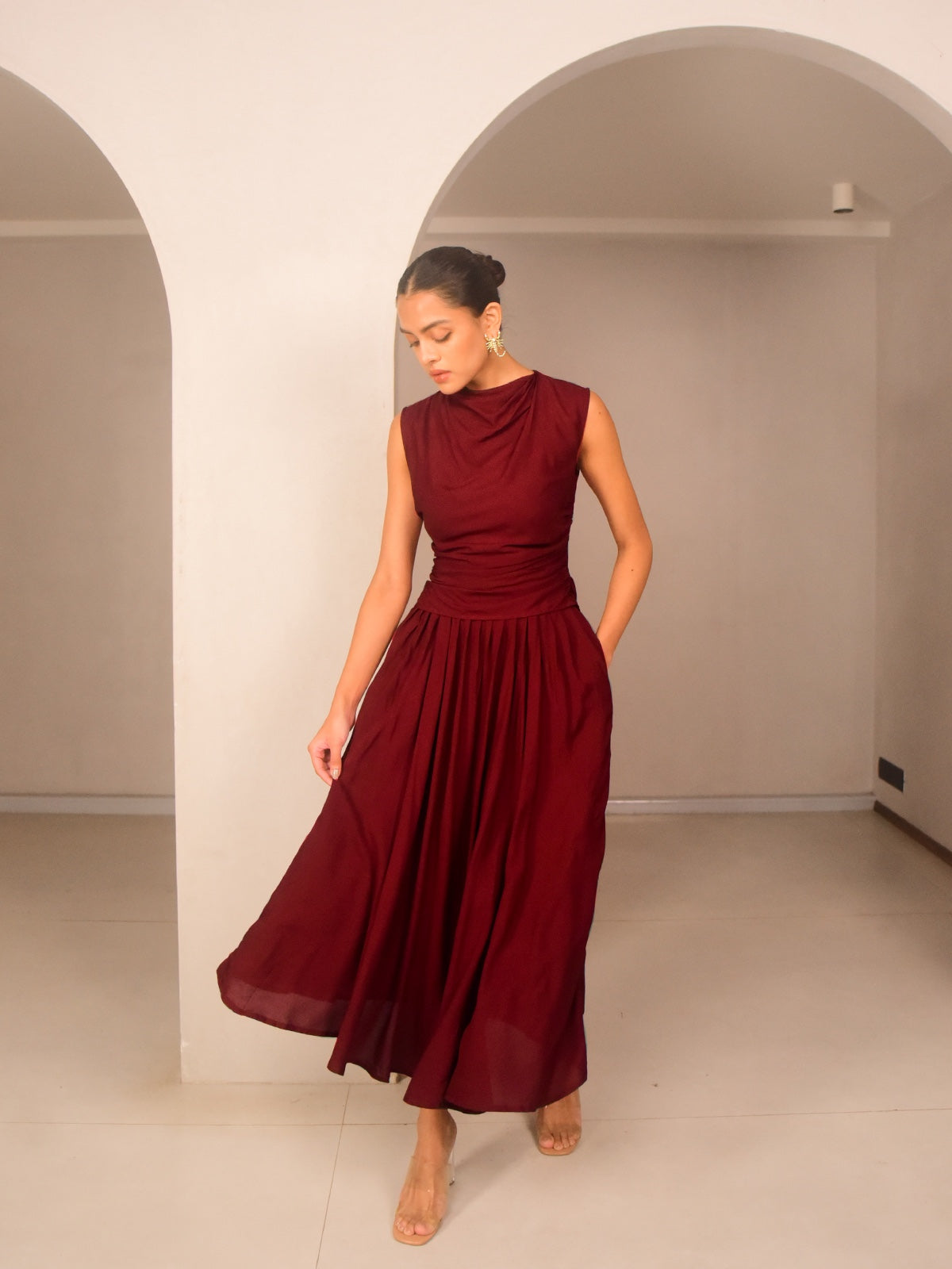 Ami Modal Top Skirt Set