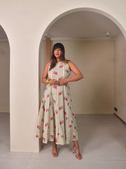 Anar Panelled Dress