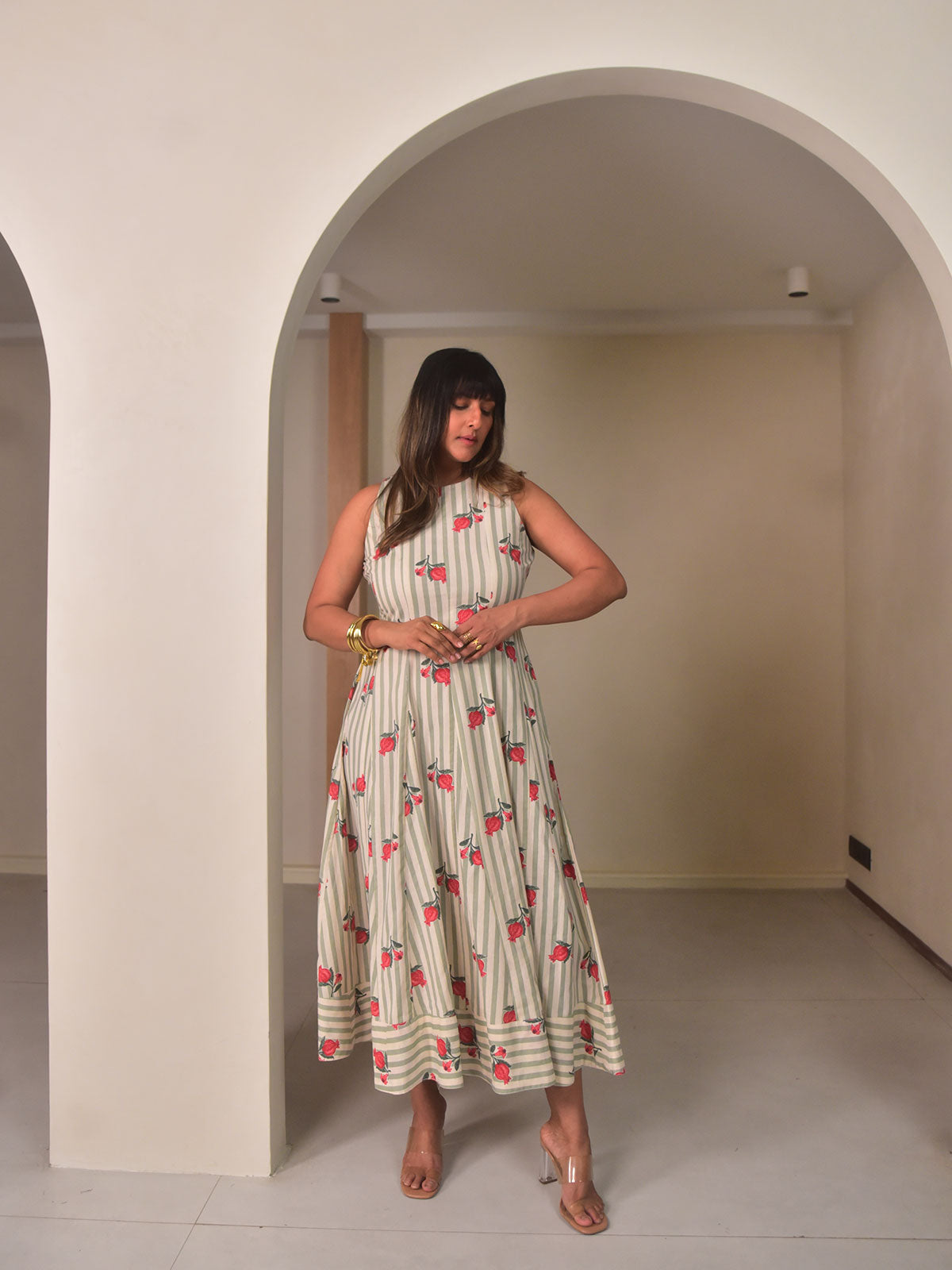Anar Panelled Dress