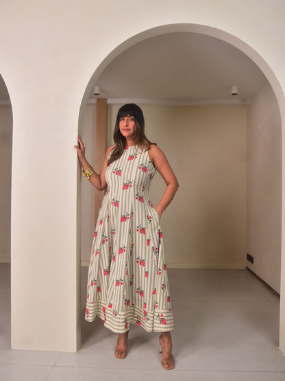 Anar Panelled Dress