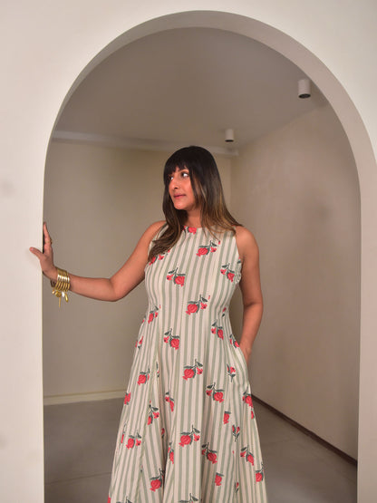Anar Panelled Dress
