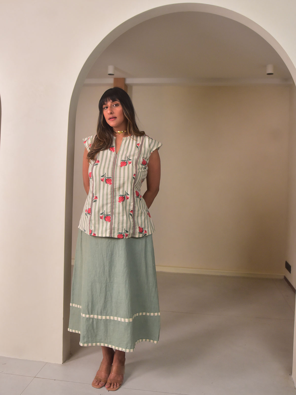 Anar Top Skirt Set