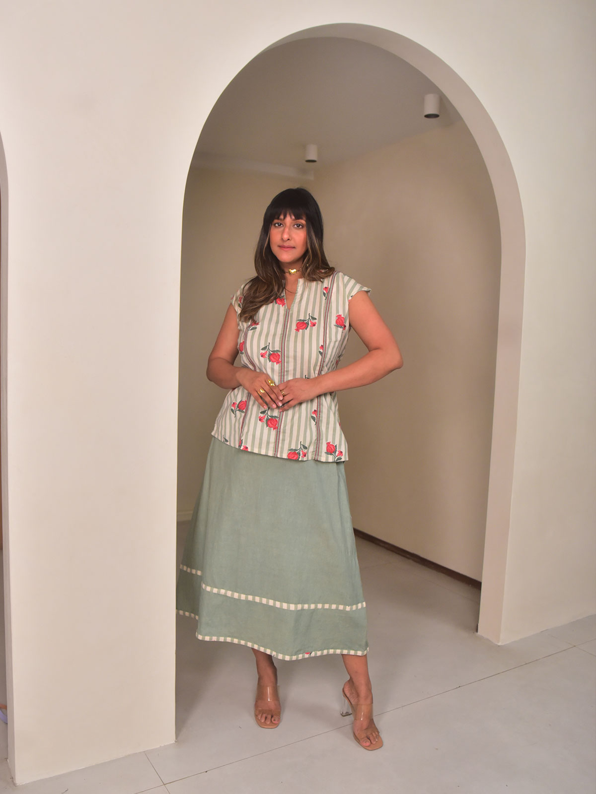Anar Top Skirt Set