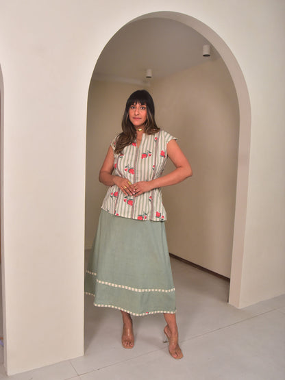 Anar Top Skirt Set