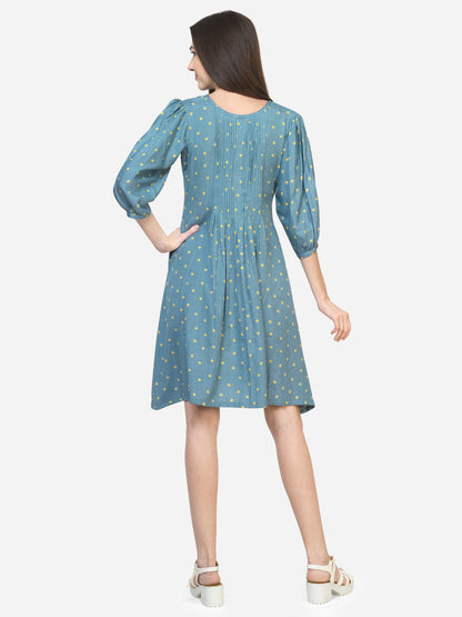 POLKA BROADTUCK DRESS