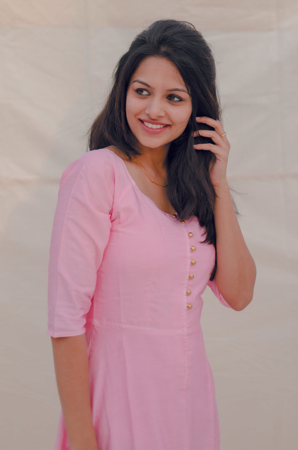 Sunset Tulip Fit & Flare Dress