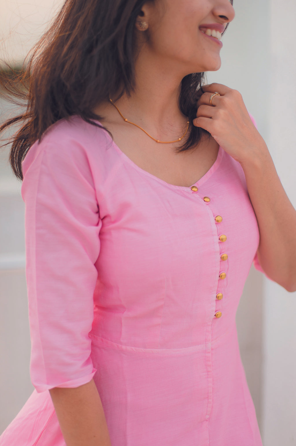 Sunset Tulip Fit & Flare Dress