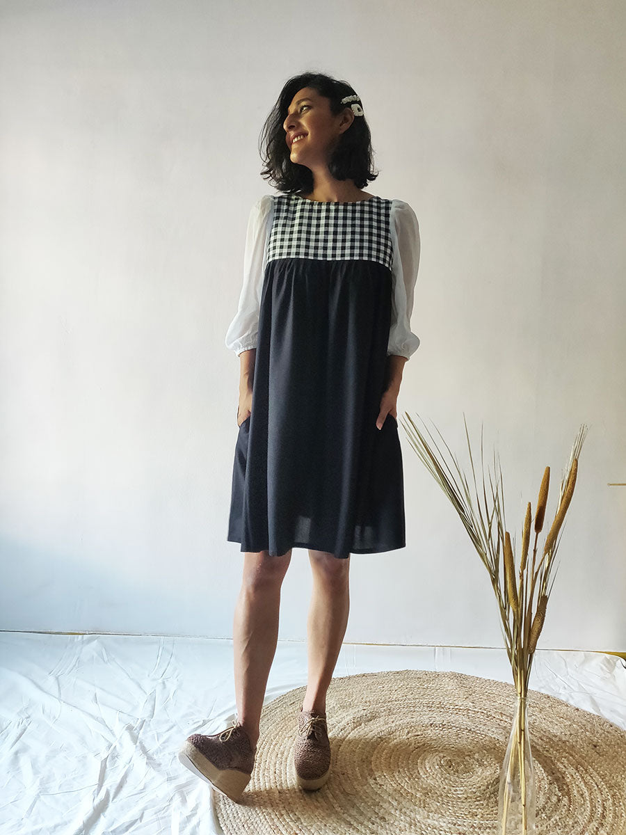 Black Flowy Dress - WhySoBlue