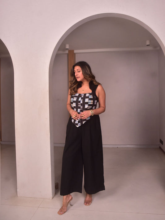 Patch Corset Co-ord Set