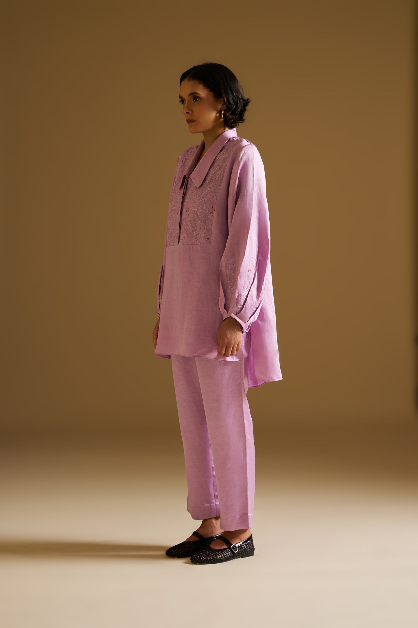 CHANDRIKA   (  LILAC BLOOM CO-ORD SET)