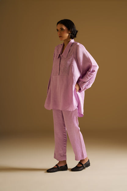 CHANDRIKA   (  LILAC BLOOM CO-ORD SET)