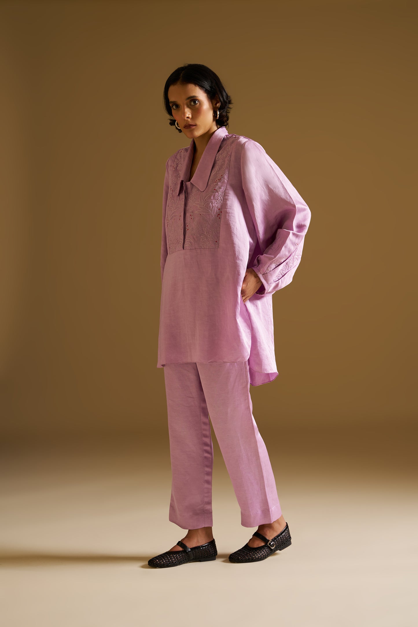 CHANDRIKA   (  LILAC BLOOM CO-ORD SET)