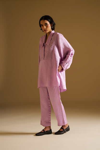 CHANDRIKA   (  LILAC BLOOM CO-ORD SET)