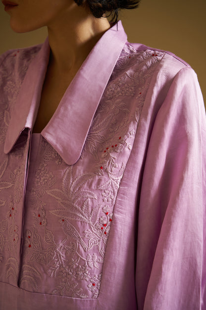 CHANDRIKA   (  LILAC BLOOM CO-ORD SET)