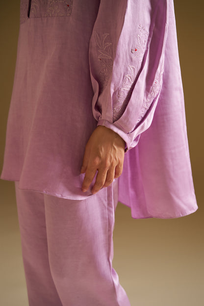 CHANDRIKA   (  LILAC BLOOM CO-ORD SET)