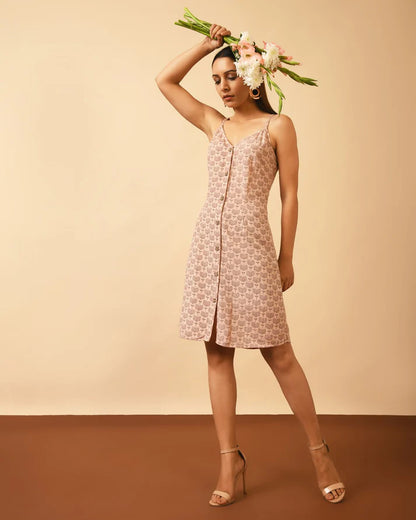 Hand Block Printed Linen Dress