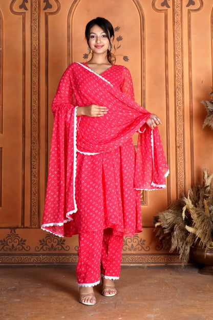 Bandhani Print Suit set