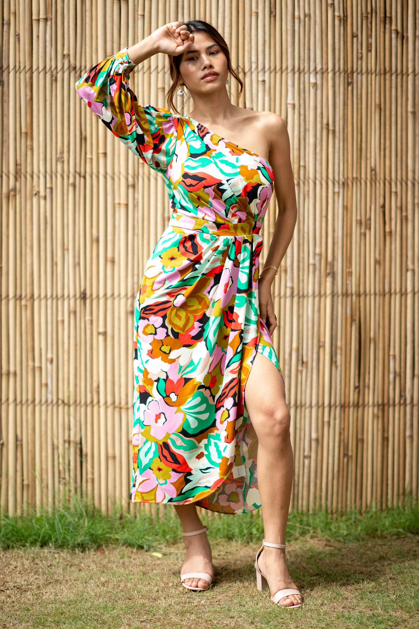 NOUR WILDFLOWER Dress front Pose