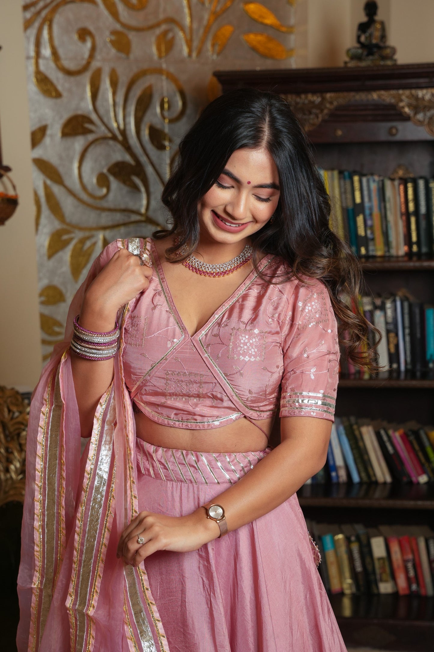 MOONLIGHT SILK LEGENGA SET