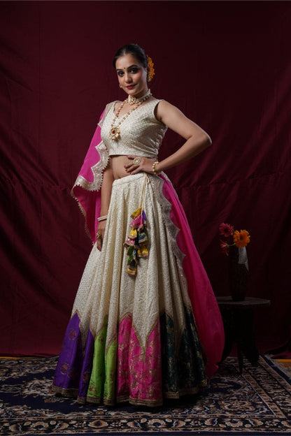 "Rangrez" – Multi color sequin lehenga choli